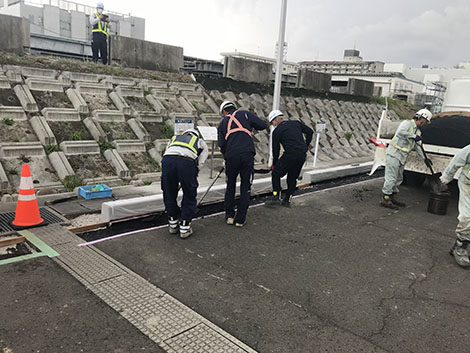 国土交通省とインフラメンテナンス国民会議東北フォーラムが連携した実証実験に参加しました