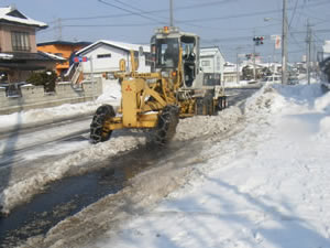 除雪作業