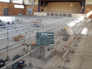 市内小学校体育館改修